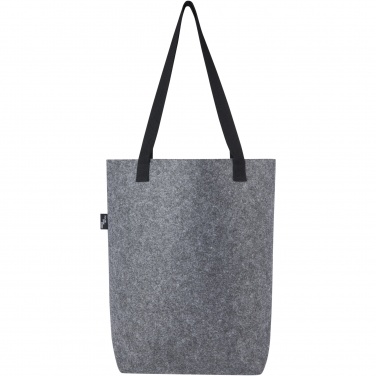 Logotrade promotional item picture of: Felta GRS recycled felt tote bag with wide bottom 12L